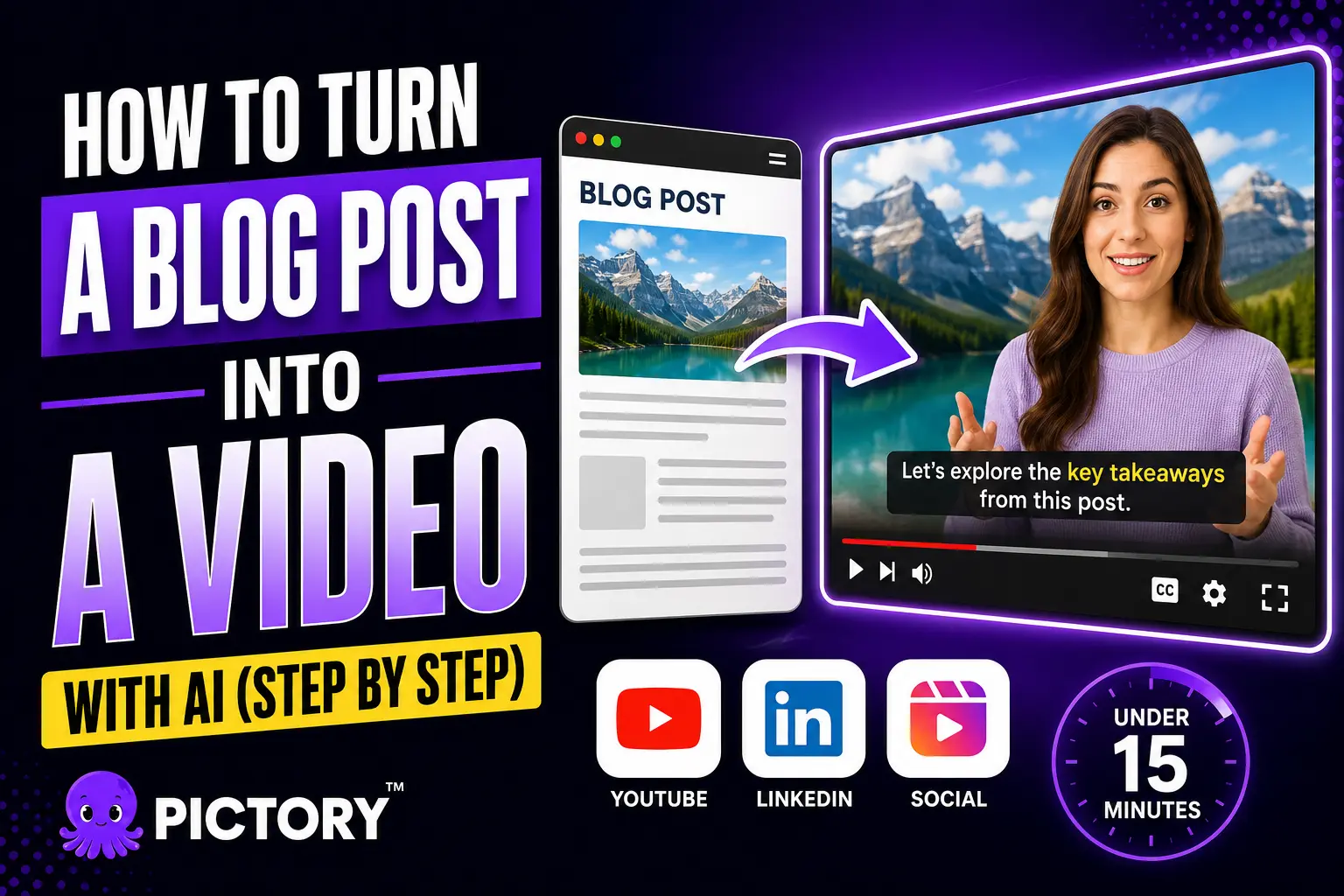 Article - How to Turn a Blog Post into a Video with AI (Step by Step)