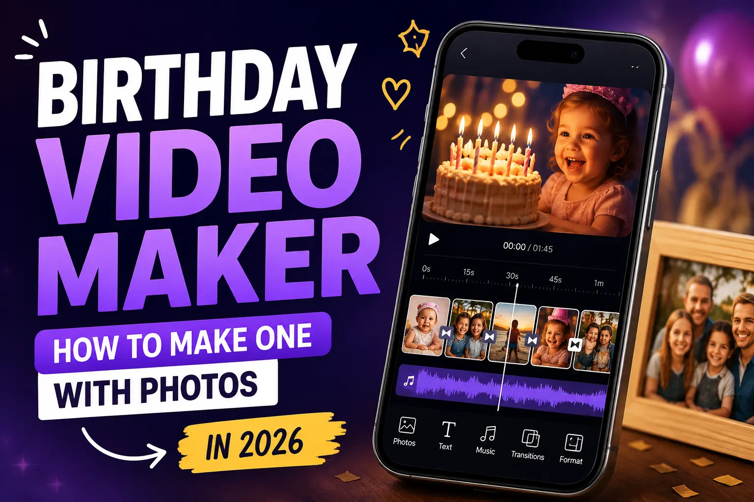 Article - Birthday Video Maker: How to Make One with Photos in 2026
