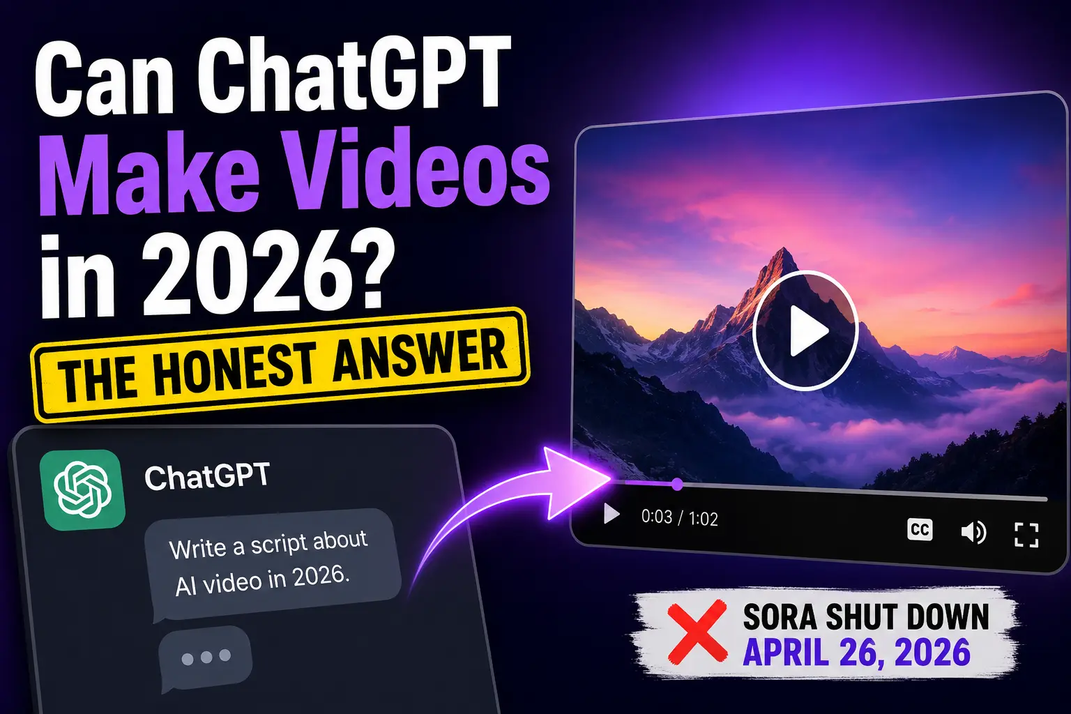 Article - Can ChatGPT Make Videos in 2026? The Honest Answer