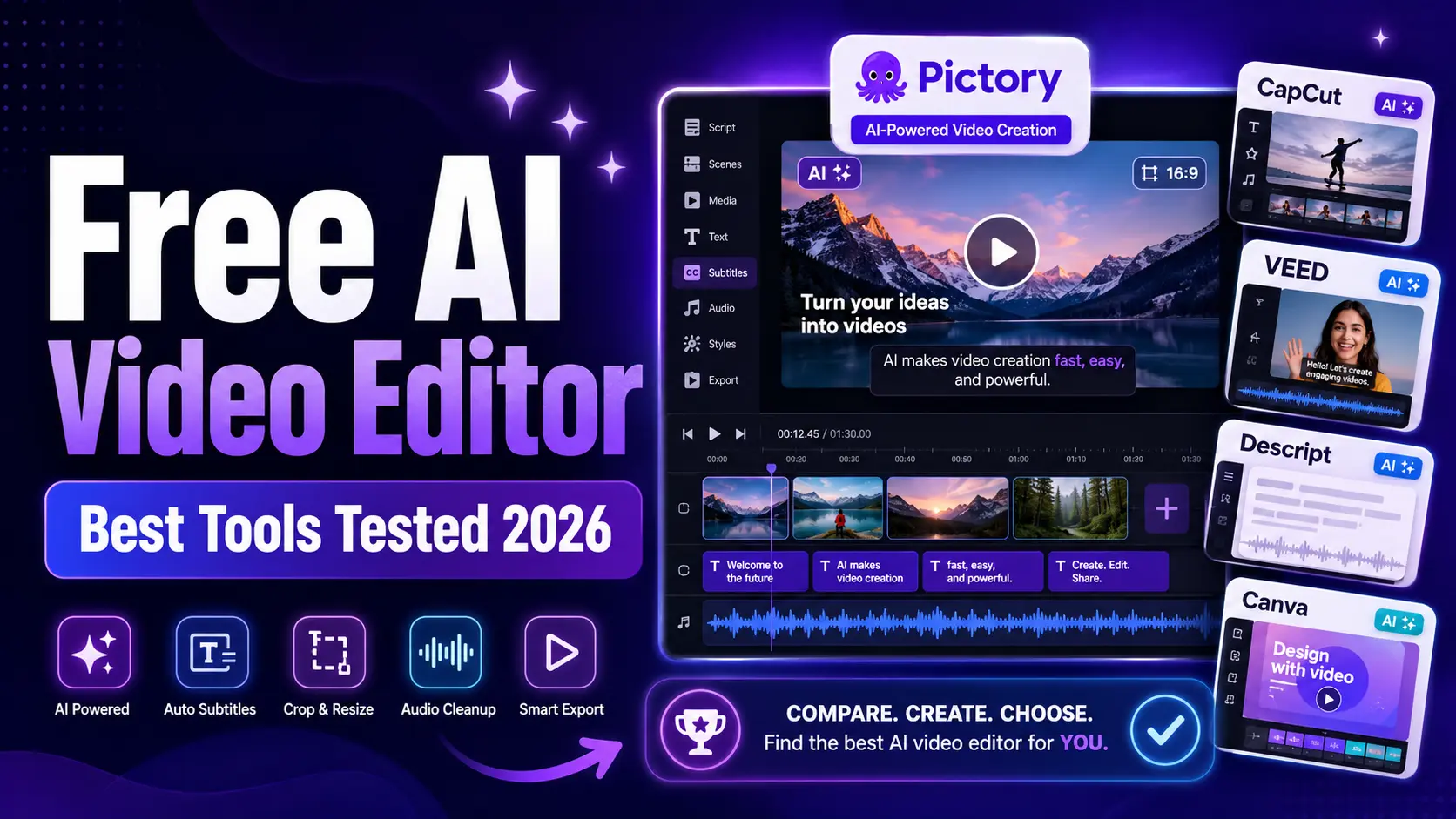 Blog - Free AI Video Editor: Best Tools Tested 2026