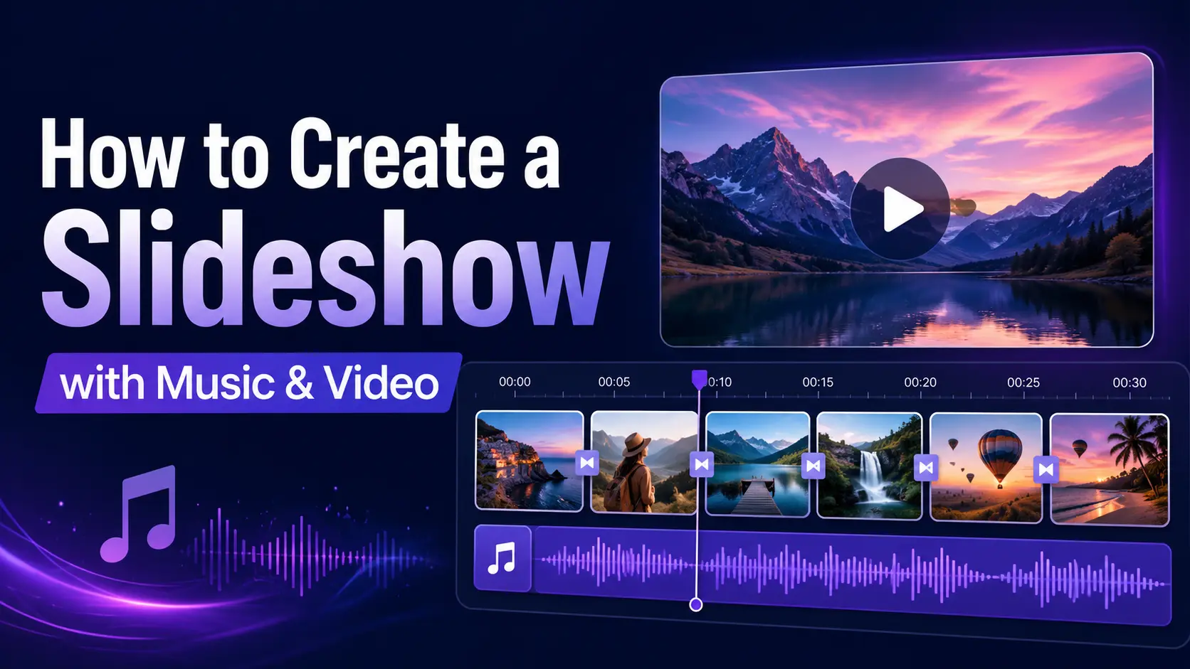Article - How to Create a Slideshow with Music and Video