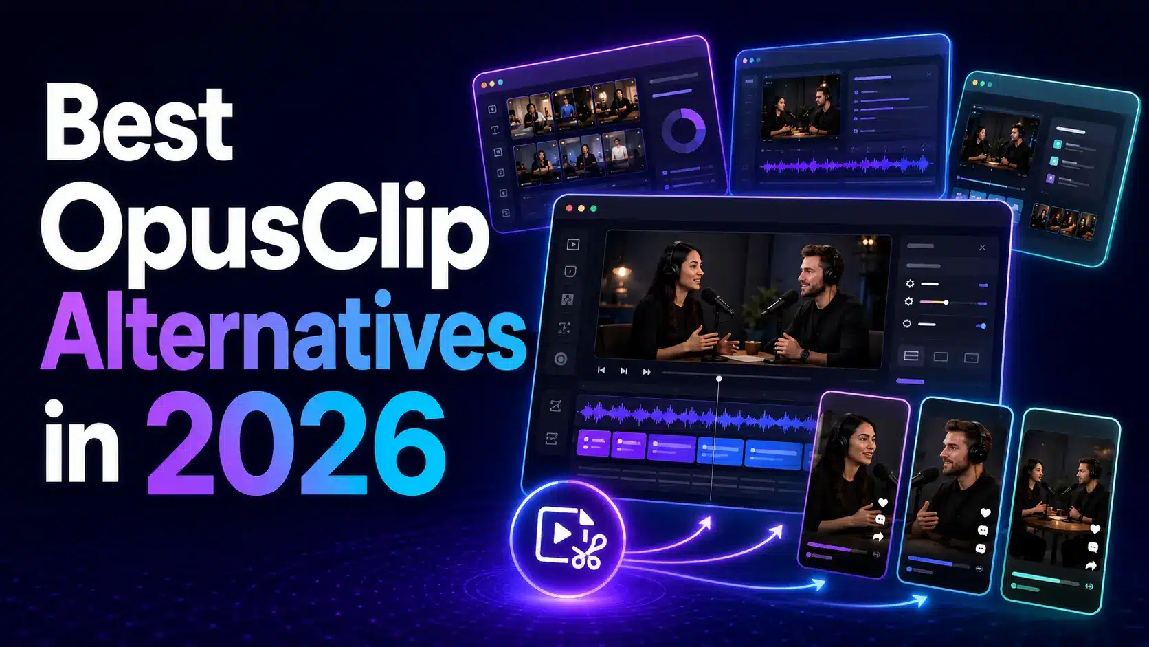Blog - Best OpusClip Alternatives in 2026: 8 Tools Tested for Repurposing Long Videos