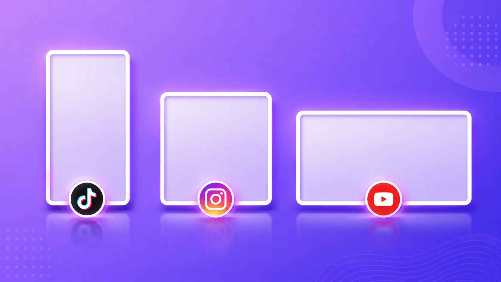 Aspect ratio guide for video collages across TikTok, Instagram, and YouTube