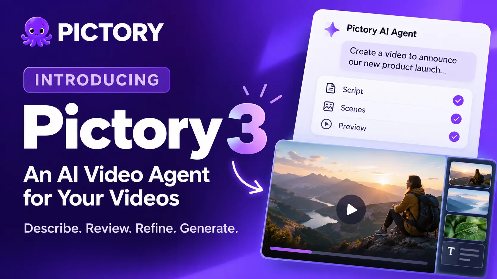 Introducing Pictory 3: An AI Video Agent (2026)