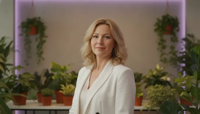 A business coach in a clip cut from a long coaching session