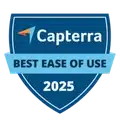 Capterra Best Ease of Use 2025 badge