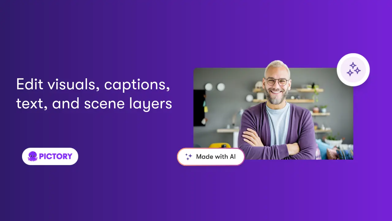 Pictory Academy - Edit visuals, captions, text, and scene layers