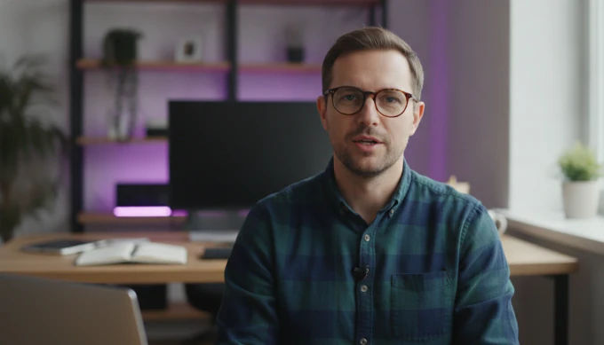 An SEO specialist explaining in a short summary video made from an article