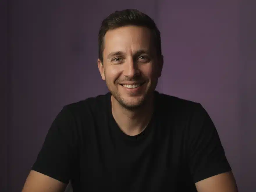 A video producer at his desk shortening a script to fit a 30-second video in Pictory